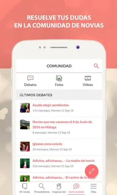 Bodas.net android App screenshot 1